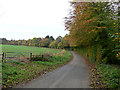 NT5820 : Country road at Craigend Bank by Oliver Dixon