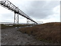 SJ4182 : Light gantry Liverpool John Lennon airport by Richard Hoare