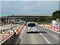 SK4828 : A453 Road Widening at Long Lane Bridge by David Dixon