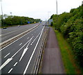 ST5689 : Old Severn Bridge footpath and cycleway, Aust by Jaggery