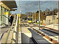 SJ8088 : Metrolink Airport Line, Roundthorn Tram Stop by David Dixon