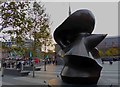 TQ3082 : Henry Moore sculpture on King's Cross plaza by Steve  Fareham