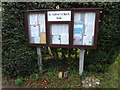 TM1579 : St.Andrew's Church Notice Board by Geographer