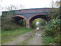 TF0803 : Ufford bridge over former railway line by Richard Humphrey