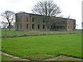 TF8425 : Abandoned building at RAF West Raynham, Norfolk by Richard Humphrey