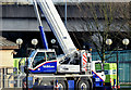 J3474 : Road crane, Queen's Quay, Belfast (December 2014) by Albert Bridge