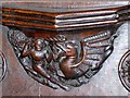 SJ8398 : Wyvern Misericord by David Dixon