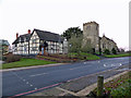 SO8858 : Church and church house at Hindlip by Chris Allen