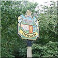 TM1469 : Thorndon village sign by Adrian S Pye