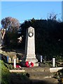 SP8010 : War memorial, Bishopstone by Bikeboy