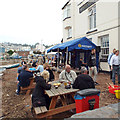 SX9372 : A drink on the back beach while waiting for the band to strike up, Teignmouth by Robin Stott