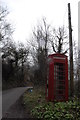 SO5718 : Phone box at Goodrich by John Winder