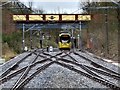 SD8010 : Tram Beneath ELR "Ski Jump" Bridge by David Dixon