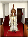 TM4160 : Font of St.Mary the Virgin Church, Friston by Geographer