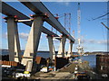 NT1178 : The Queensferry Crossing - southern approach viaduct by M J Richardson