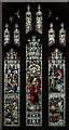 TF0207 : Stained glass window, St John the Baptist church, Stamford by Julian P Guffogg