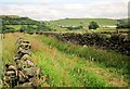 SE0829 : Calderdale Way near Schole Croft by Derek Harper