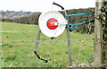 J3764 : Electric fence, Carryduff (February 2015) by Albert Bridge