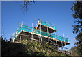 SX9065 : St Michael's Chapel undergoing restoration by Derek Harper