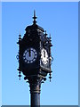 NZ3066 : The Clock outside Swan Hunter's Shipyard in Wallsend by Andrew Tryon