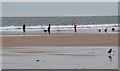 NZ2894 : Sea anglers, Druridge Bay by Jim Barton