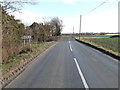 TM2872 : Entering Laxfield on the B1117 Station Road by Geographer