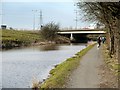 SD8032 : Leeds and Liverpool Canal approaching Molly Wood Motorway Bridge by David Dixon