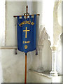 TM0276 : Banner of St,Mary's Church by Geographer