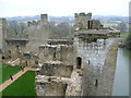 TQ7825 : Bodiam Castle from the North-western Tower by Marathon