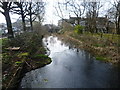 TQ3286 : The New River looking towards Green Lanes by Marathon