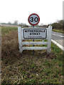 TM2781 : Withersdale Street Village Name sign by Geographer