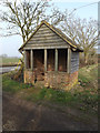 TM3271 : Bus Shelter off the B1117 Halesworth Road by Geographer