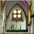 SJ8796 : Gorton Monastery, Alcove above South End of Great Nave by David Dixon