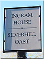 TQ7326 : Ingram House & Silverhill Oast sign by Oast House Archive