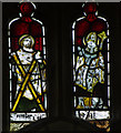 TQ5202 : Medieval glass, St Andrew's church, Alfriston by Julian P Guffogg