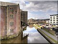 SE1437 : Leeds and Liverpool Canal, Former Canal Company Warehouse by Victoria Street Bridge (3) by David Dixon