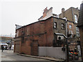 TQ3175 : Beehive Place, Brixton: back of a brewery by Stephen Craven