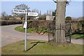 SO6631 : Road junction in Kempley by Philip Halling