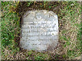 SK6630 : Kinoulton Old Churchyard - Belvoir Angel headstone by Alan Murray-Rust