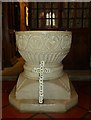 TQ0198 : "Aylesbury" Font in St Michael's, Chenies by Rob Farrow