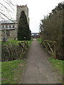 TM0567 : St.Mary's Church Path by Geographer