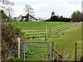 SP9959 : Modern House and Converted Windmill in Sharnbrook by PAUL FARMER