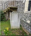 TQ0766 : Grave of Margaret Love Peacock at St Nicholas Church, Shepperton by Sean Davis