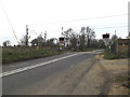 TM0462 : Station Road & Station Road Level Crossing by Geographer