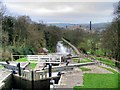 SE1039 : Bingley Five-Rise Locks by David Dixon