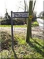 TM2172 : Roadsign on the B1117 Stradbroke Road by Geographer