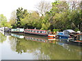 TQ1783 : Venice - narrow boat on Paddington Arm, Grand Union Canal by David Hawgood