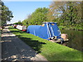 TQ2382 : Oil rig rescue pod on Paddington Arm, Grand Union Canal by David Hawgood