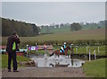 SJ5567 : Kelsall Hill Horse Trials: water complex by Jonathan Hutchins