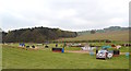 SJ5567 : Kelsall Hill Horse Trials: water complex by Jonathan Hutchins